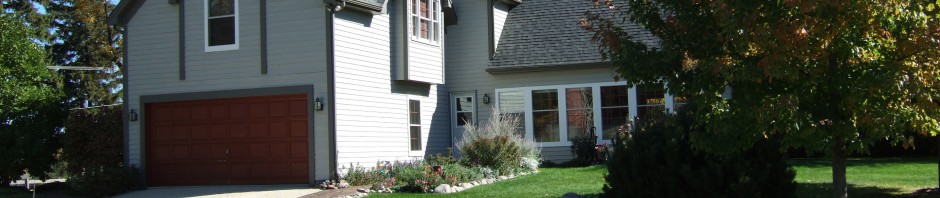 Mike's house in the summer